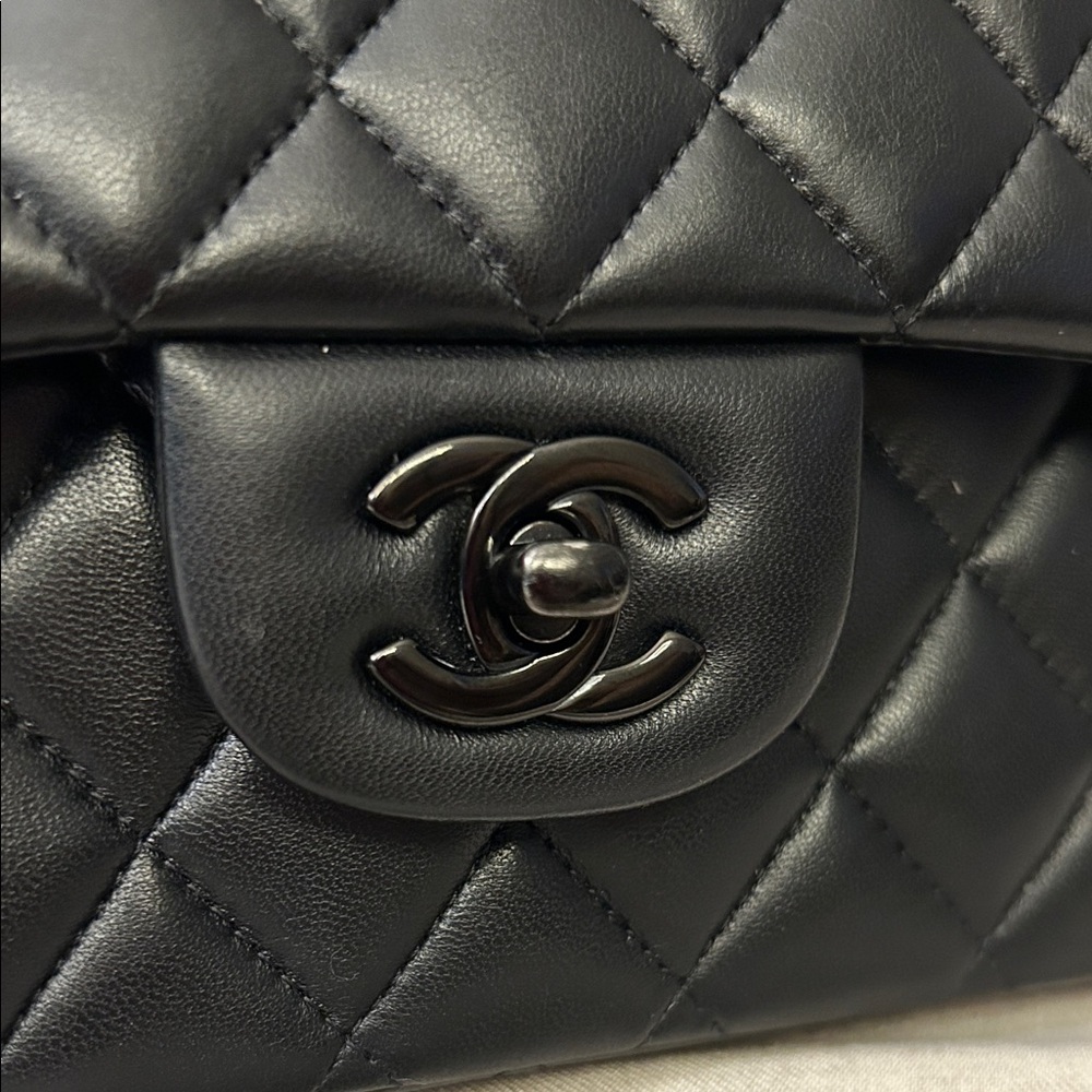 Chanel Classic Flap “ So Black “ Small - Picture 5 of 11